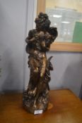 Bronzed Classical Figurine