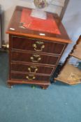 Two Drawer Hung Filing Cabinet with Faux Drawer Fr