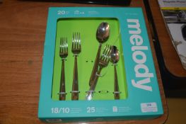 *Melody Stainless Steel Cutlery Set