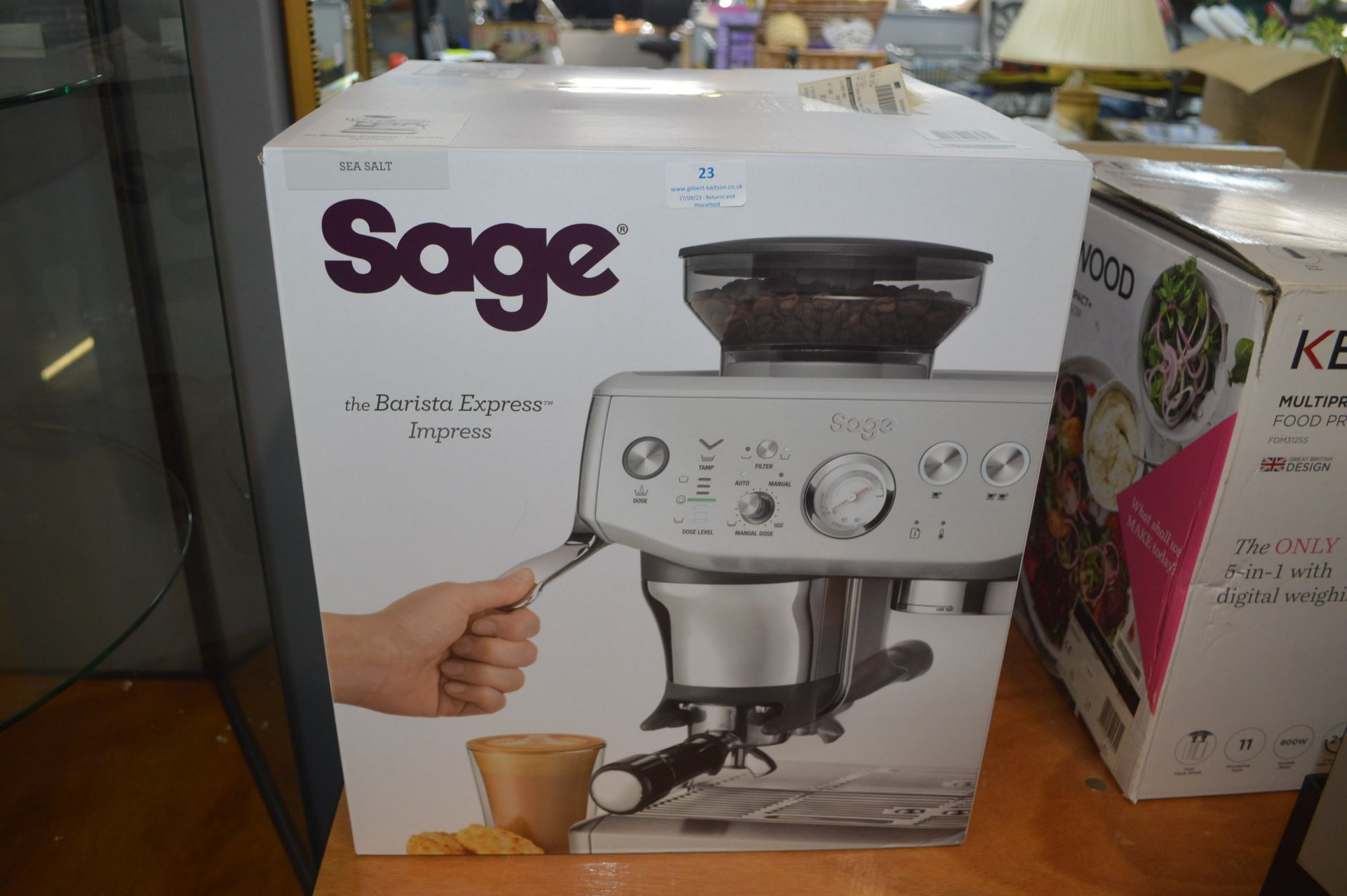 *Sage Barista Express Impress Bean-to-Cup Coffee M