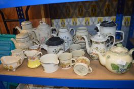 Assorted Teapots, Mugs, Jugs, etc. Including Royal