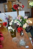Artificial Flowers and Vases