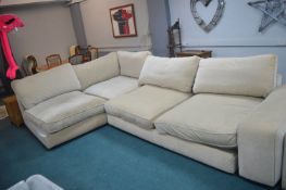 Large Slouch Sofa and Armchair