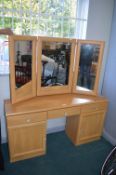 Triple Mirrored Dressing Table