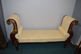 Modern Ornate Chaise Lounge