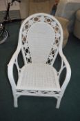 White Painted Conservatory Chair