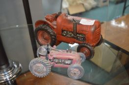 Two Tractor Ornaments