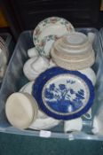 Vintage Pottery Plates etc. by Booths, and Hornsea