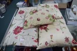 Five Floral Cushions