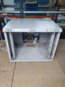 * small metal server cabinet