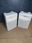 * 2 x large wall speaakers with brackets