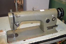 Brother DB2B716-103 Flat Machine on Table with Electric Motor