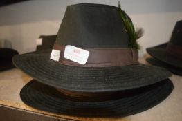 Two Heather’s Rambler Wax Trilby Hats Size: S