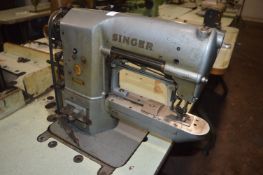 Singer Tacker Sewing Machine 269W 126 with Double Pedal on Table