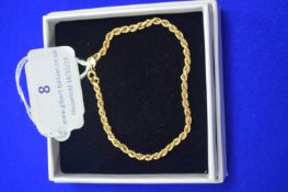 9ct Gold Chain Bracelet 1.4g