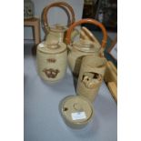 Vintage Studio Pottery Teapots, Storage Jars, etc.