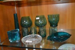 Retro Turquoise Glass etc.