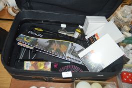 Travel Case Containing Artists Materials