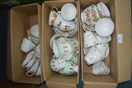 Vintage Cups and Saucers by Regency, etc.
