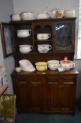 Old Charm Style Glazed Dresser