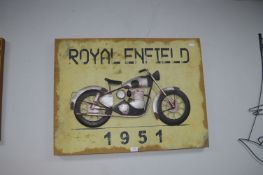 Royal Enfield 1951 Motorbike Wall Art