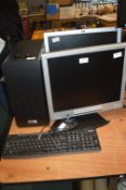 *Xenta Desktop Computer with Two Monitors, and a K