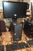 *ZooStorm Desktop Computer with HP Monitor, Keyboa