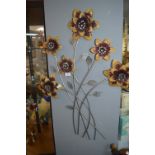Decorative Metal Floral Wall Art