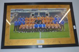 Framed Hull City Signed Team Photograph 1st Jan 20