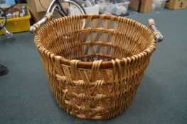 Large Wicker Log Basket
