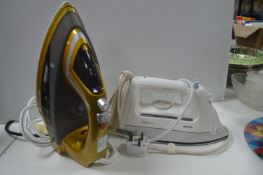 Two Electric Steam Irons