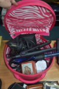 Antler Vanity Case, Hair Styling Tongs, etc.