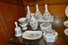 Small Wedgwood Decorative Vases and Boxes etc. wit