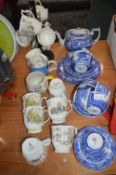 *Royal Doulton Brambly Hedge Mugs, Spode Blue & Wh