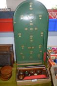 Chad Valley Vintage Bagatelle Board and a Set of C