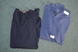 Two Sample Gent's Jumpers Sizes: L and M