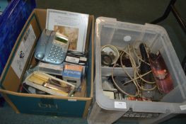 Two Boxes of Assorted Household Goods and Hardware