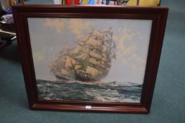Sailing Ship Print by Magnus Dawson
