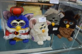 Four Vintage Furbies Including The King