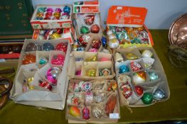 Ten Boxes of Vintage Christmas Baubles