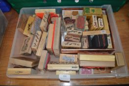 Box of Rubber Stamps