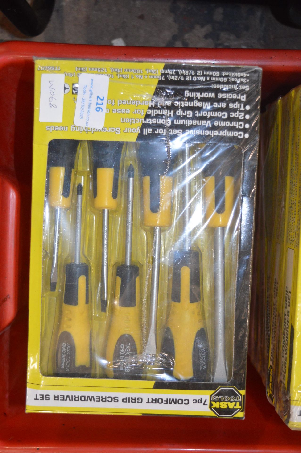 Task Tool 7pc Comfort Grip Screwdriver Set