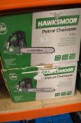 *Two Hawksmoor Electric Chainsaws (no batteries) (