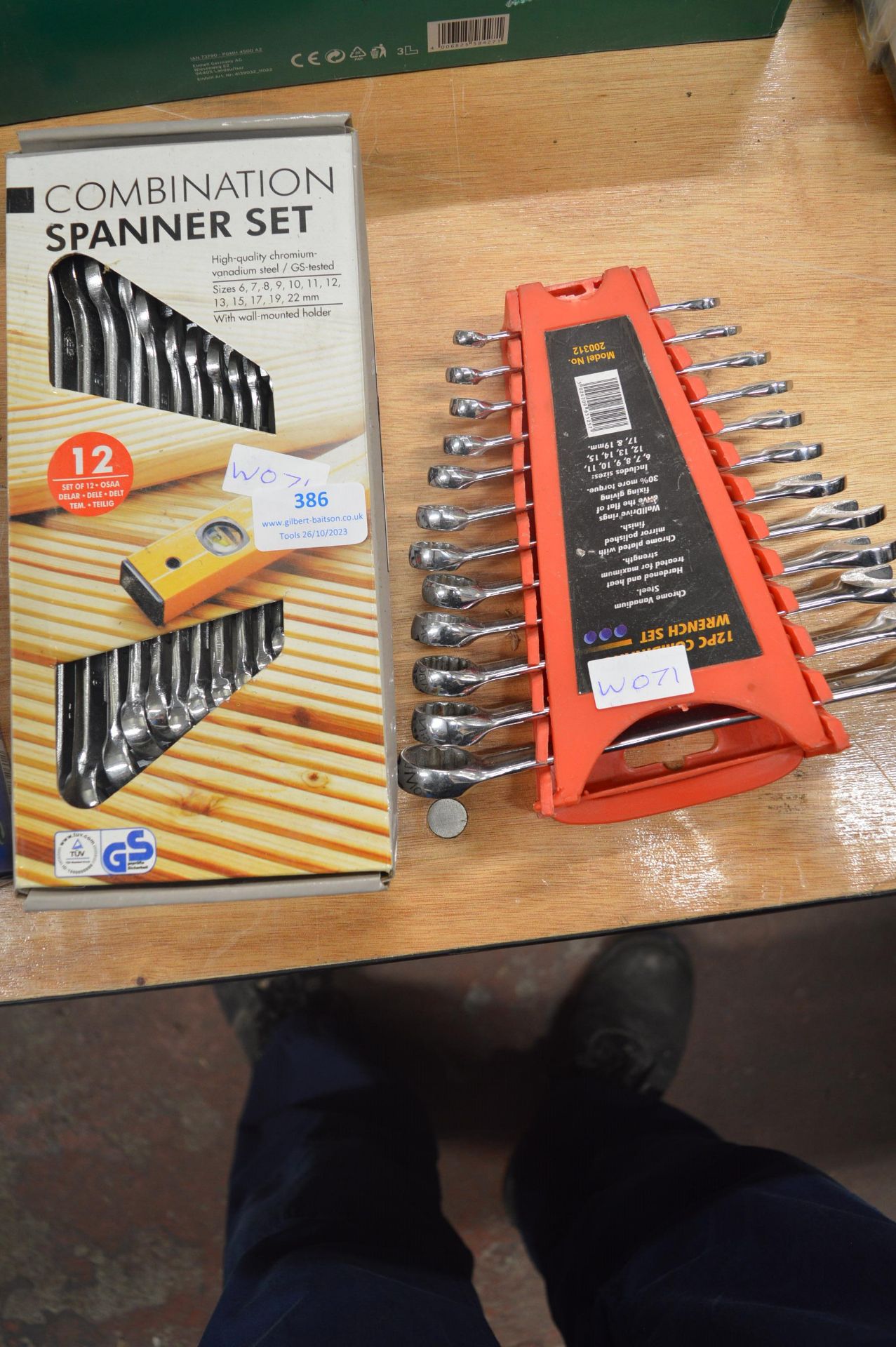 Two Combination Spanner Sets