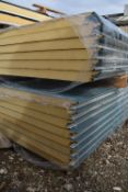 *Thirteen ~3.2m Sheets of Insulated Cladding ~60mm thick (Collection Only, No P&P Available)