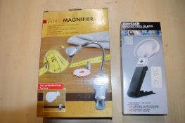 Magnifying Glass, and a 2-in-1 Magnifier