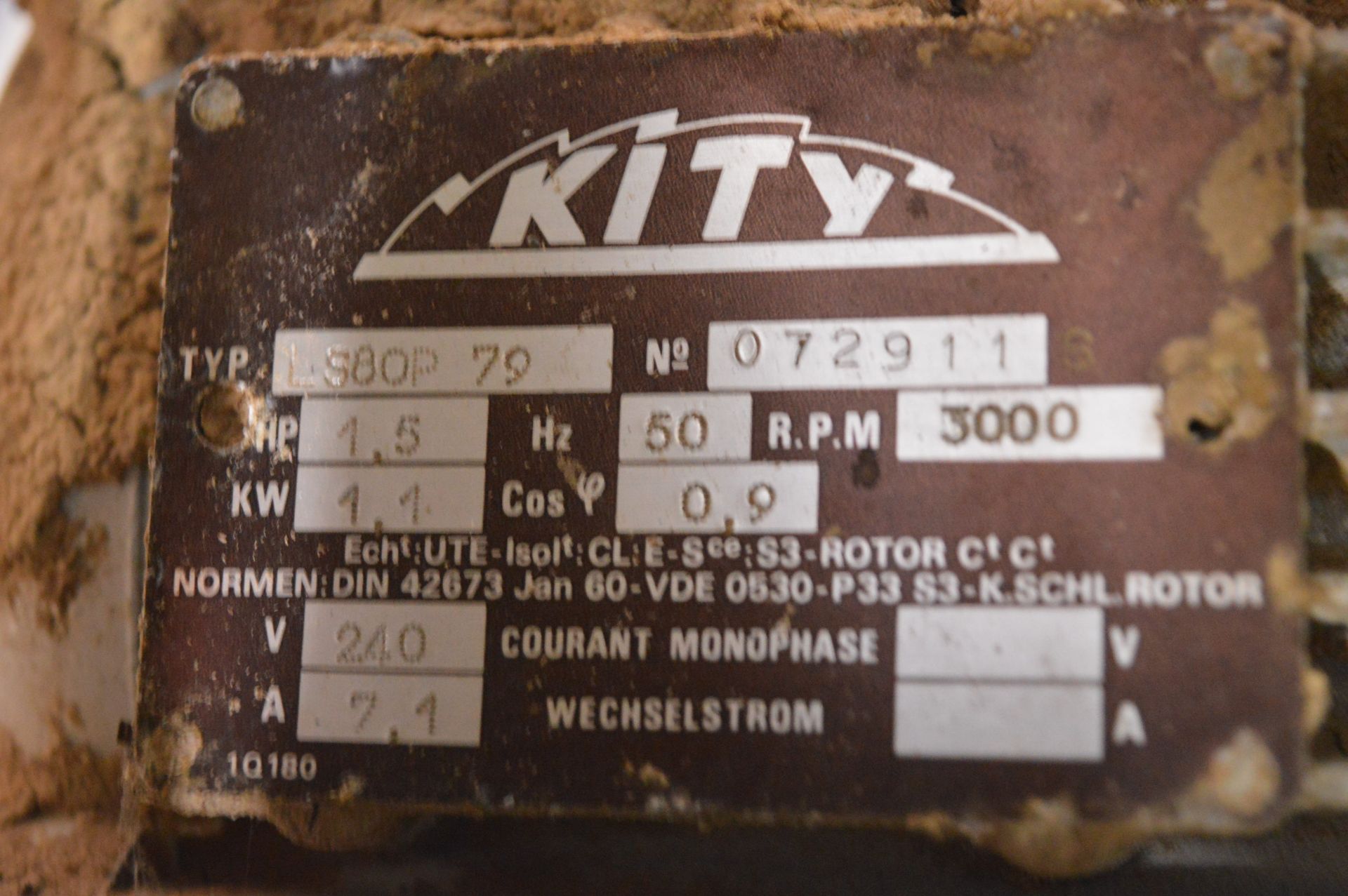 Kity 612 Vertical Band Saw - Image 3 of 3