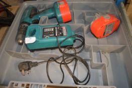 *Makita Drill with Charger and Spare Battery