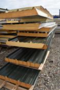 *Assorted 2.5-6.5m Sheets of Insulated Cladding ~110mm thick (Collection Only, No P&P Available)