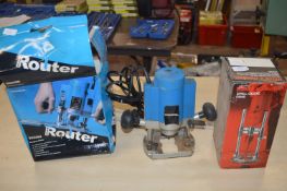Black & Decker Drill Guide, and a Powerbase Router